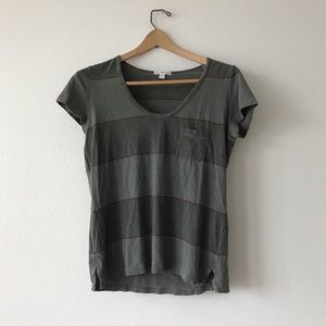Standard James Perse scoop neck pocket tee